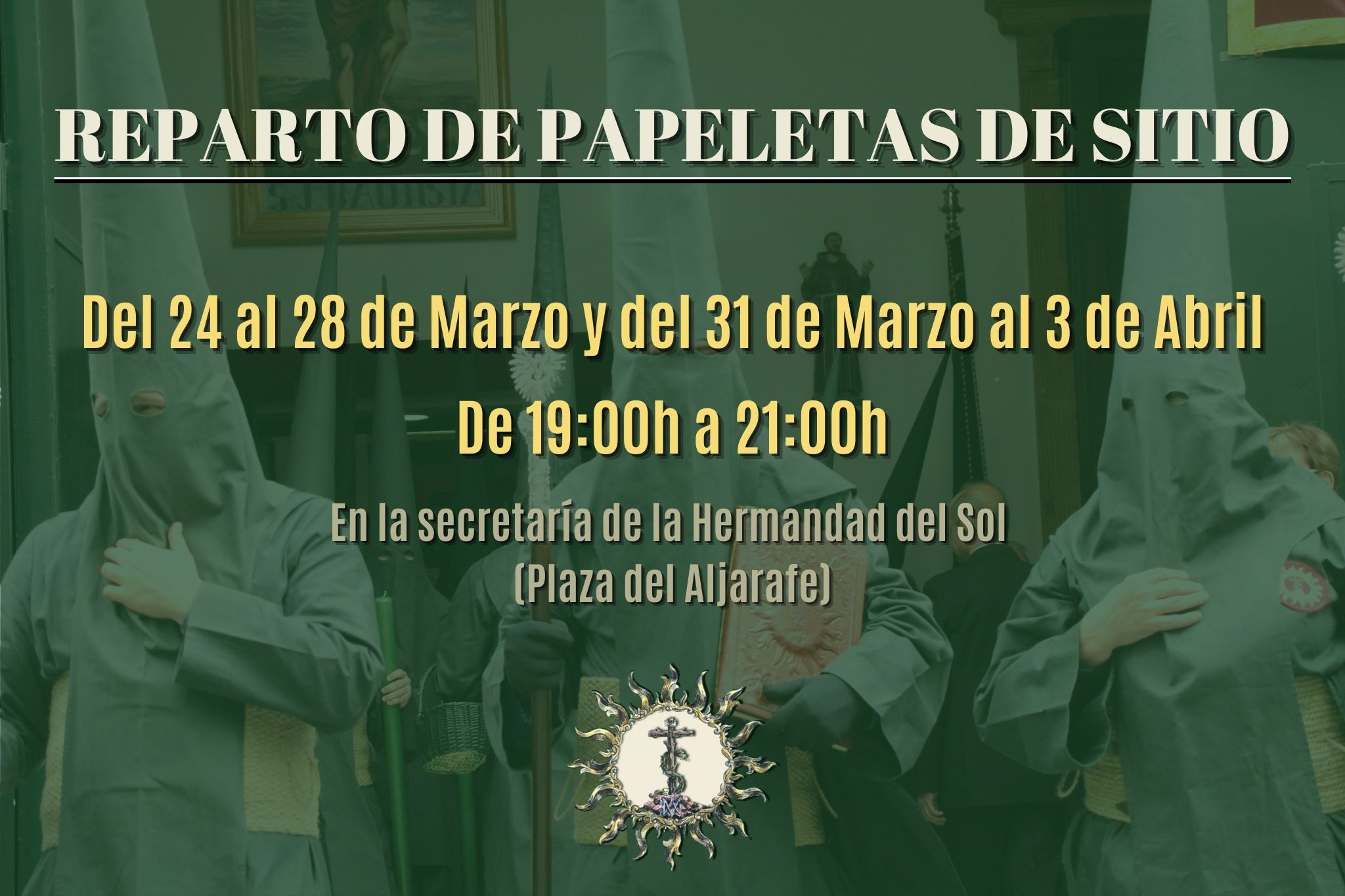 REPARTO DE PAPELETAS DE SITIO 2025