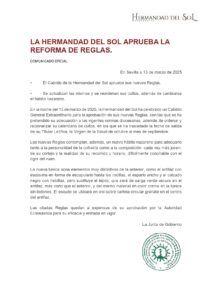 APROBACIÓN DE MODIFICACIÓN DE REGLAS